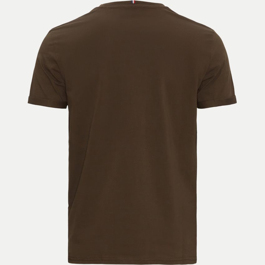Les Deux T-shirts NØRREGAARD T-SHIRT LDM101155 2401 COFFEE BROWN/ORANGE